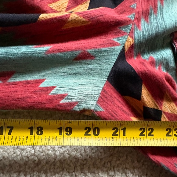 Vintage 70s/80s Rancher Aztec Pearl Snap Shirt Mens Large Tall - Picture 8 of 10